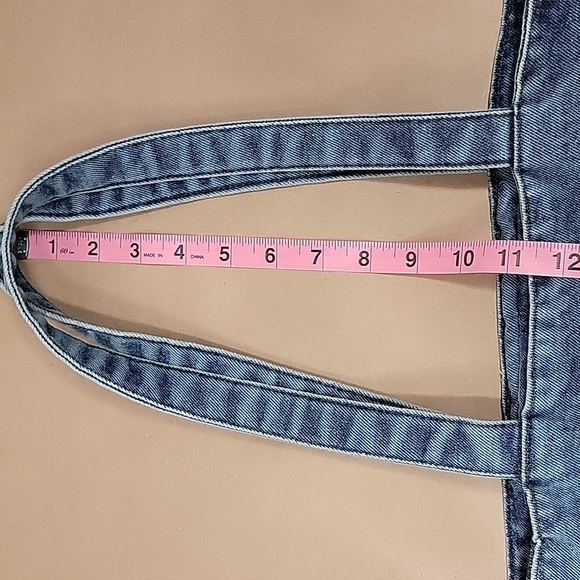 BDG Logo Washed Denim Tote Bag, Gently Used Condition - Picture 9 of 11
